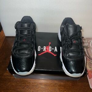Size 5 - Air Jordan 11 Retro Low  BLACK/GYM RED-WHITE-SAIL